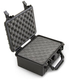 CLOUD/TEN 9" Smell Proof Hard Travel Case with Padlock Rings and Customizable Foam - Fits Accessories up to 6.5" x 4.25" x 3"