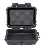 CLOUD/TEN 6.25" Smell Proof Hard Travel Case with Rubber and Customizable Foam Interior - Fits Accessories up to 4.5" x 2.5" x 1.25"